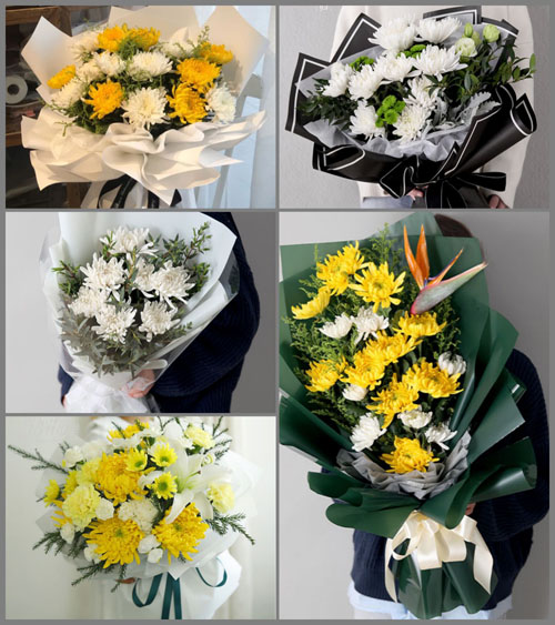 安徽阜阳市颍上县润河镇白事花束代送